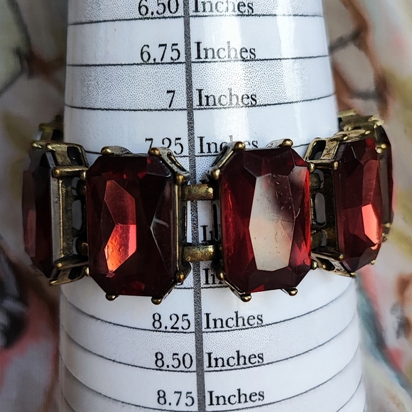 Chloe and Isabel Rhinestone Oxidized Brass Necklace and Pierced Earrings Set - Picture 2 of 14